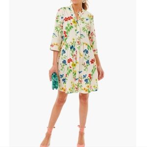 TNUCK Tuckernuck Royal shirt dress floral Easter S